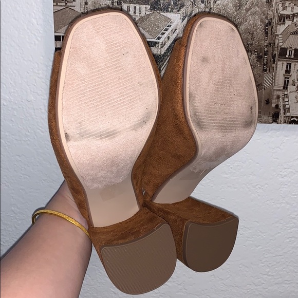 Brown Suede Mules - Picture 2 of 4